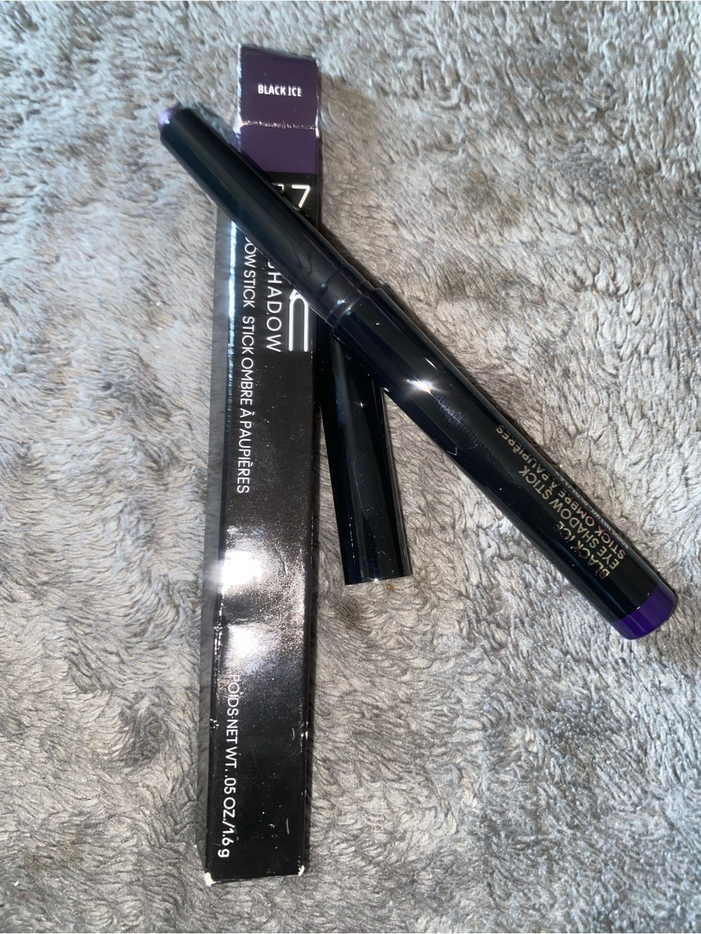 Black Ice Purple Eyeshadow Stick - Creamy Eye Color